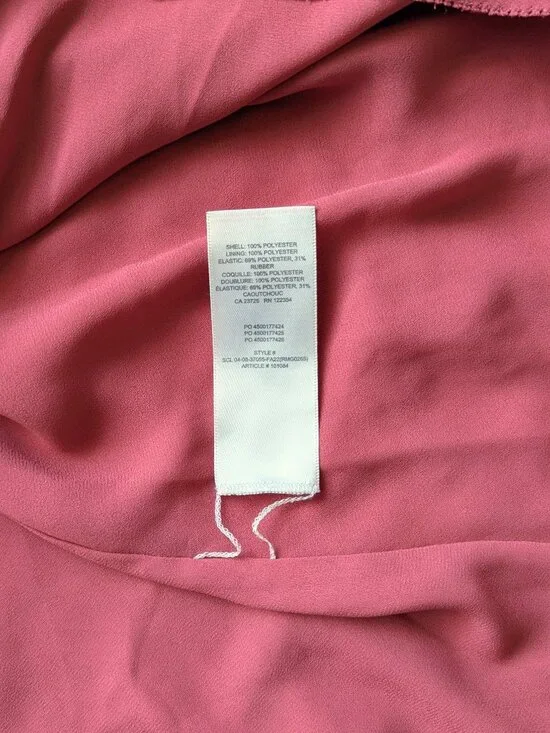 Aritzia Wilfred - Tempest Mini Dress Rosy Red/ Maplewood Size 2XS - Picture 11 of 11